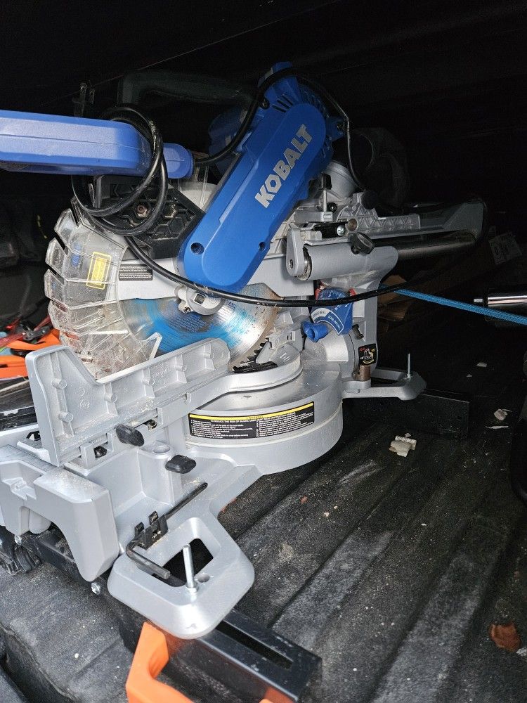 10in Sliding Compound Miter Saw Kobalt