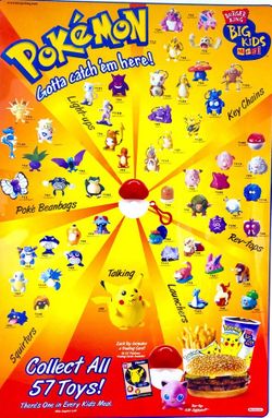 x39 1999 Vintage Pokemon Burger King “BANNED”  Promo Toys
