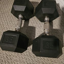 Hampton 35 lb Dumbbells (Pair)