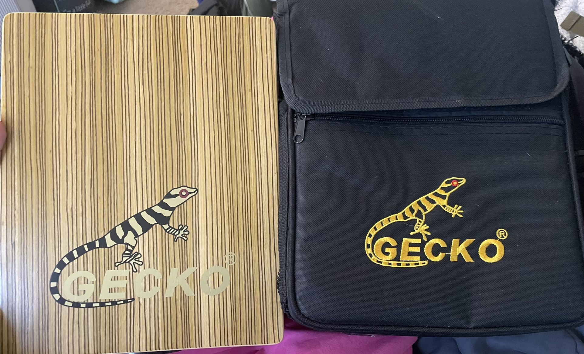 Wooden Cajon Box Drum With Carrying Bag