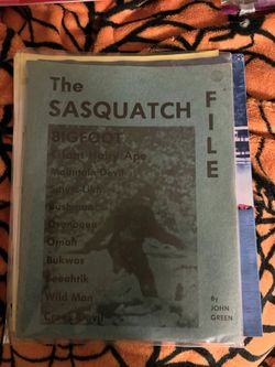 The Sasquatch File By John Green Green 1st Edition