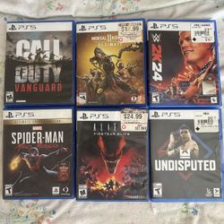 Assorted Ps5 Games 