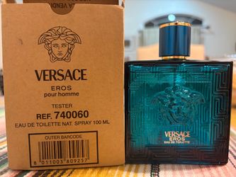 Versace Eros Pour Homme Eau de Toilette EDT 3.4 oz / 100ml Tester w/ Cap 🔥