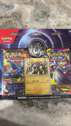 New unopened 2 pack Pokémon blister with coin and promo card