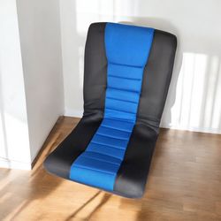 $10 for (1) Black/Blue Swivel Gaming Chair 