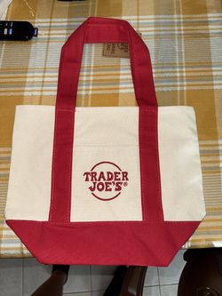 Trader Joes Mini Canvas Tote Bags