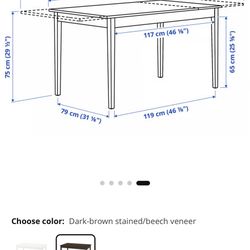 Extendable Dining IKEA Table 