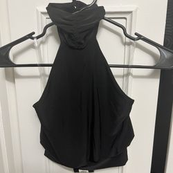 Fashionnova Mock Neck Halter Top