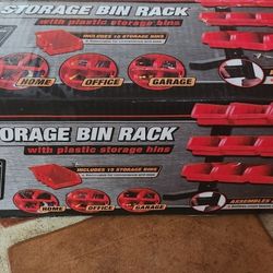 Table Storage Bin Rack 