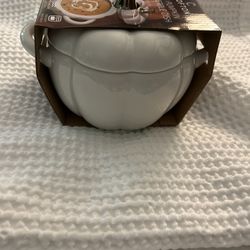 Mini Pumpkin Casserole Dish with Lid