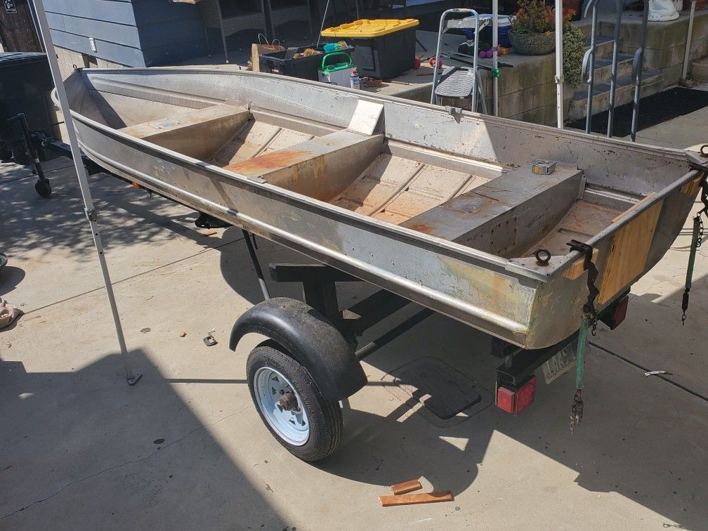 14' Aluminum Hull Boat