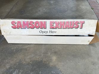 Samson Exhaust (Fish Tail Pipes) Harley Davidson