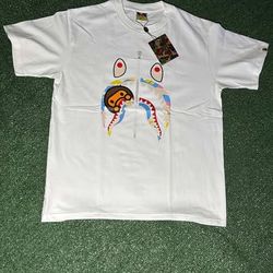 Brand New White Bape Shirt
