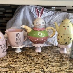Rae Dunn Easter Bundle(prices Listed Or Make Offer)