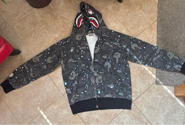 BAPE Space Camo Full Zip Hoodie – Size 3XL