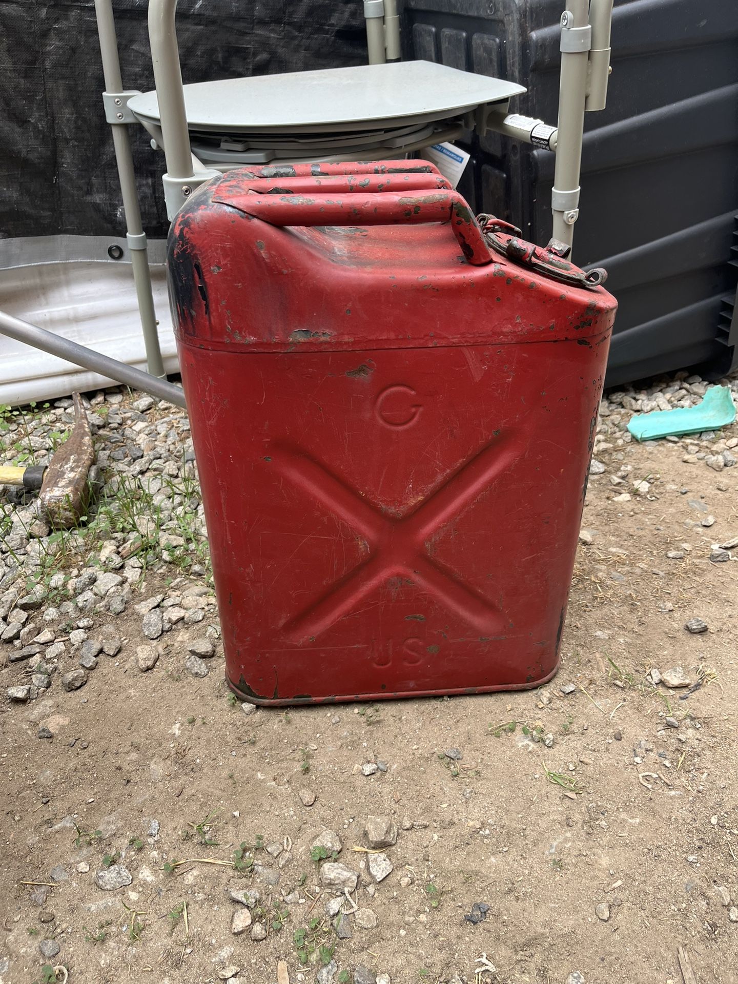 Vintage Metal Gas Can