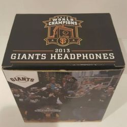 **NEW** 2012 WORLD CHAMPIONS 2013 SAN FRANCISCO GIANTS HEADPHONES
