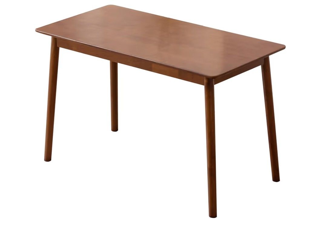 NEW IN BOX! 46.8" Rectangular Solid Wood Dining Table (Walnut) 🔥
