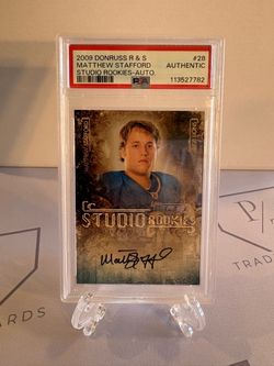 2009 Donruss- Matthew Stafford #28 Rookie Signatures /10 🔥First Print🔥 (Z)