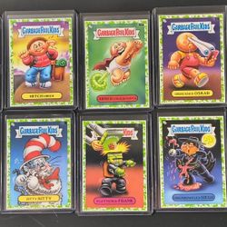 Garbage Pail Kids 10 Booger Green Parallel Cards Lot #4