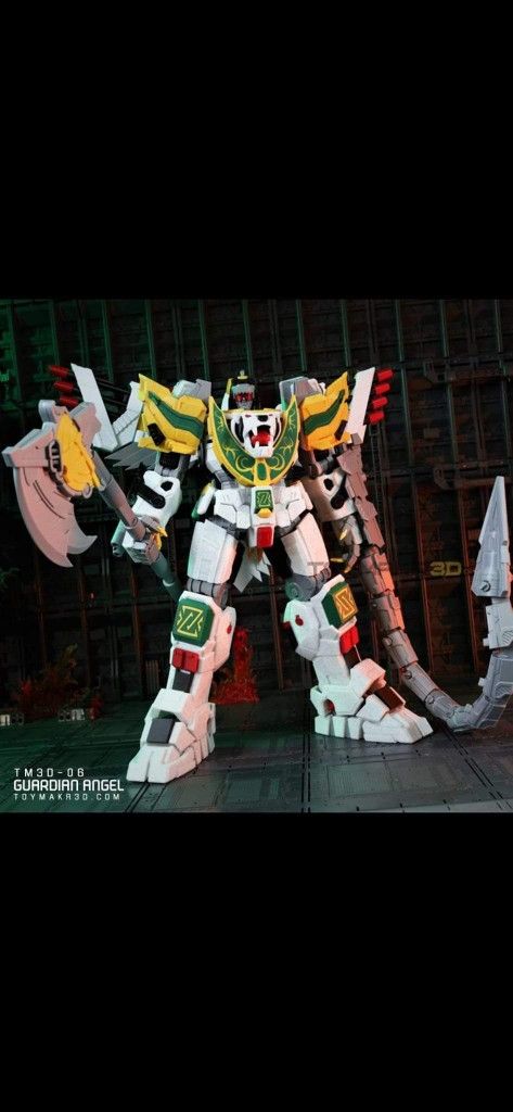 Power Rangers : White Tiger Dragon Falcon Zord