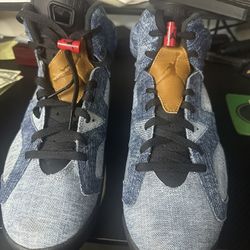 Sz12 Jordan 6 Washed Denim 