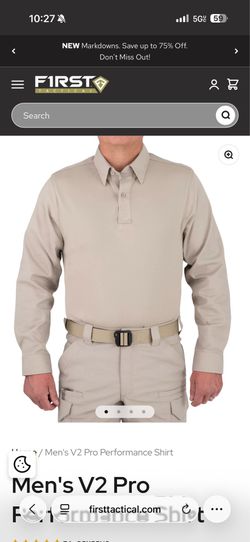First tactical v2 tan shirt XXL