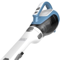 BLACK+DECKER dustbuster AdvancedClean Cordless Handheld Vacuum, Compact Home and Car Vacuum with Crevice Tool (CHV1410L), Blue, White