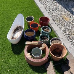 Pots For Plants and Edging 