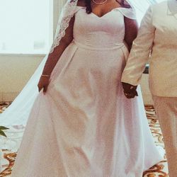 Ivory Wedding Dress - Pluz Size - 20W