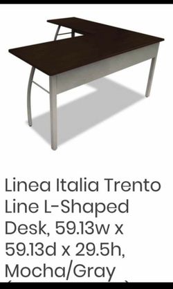 L-shape office school desk