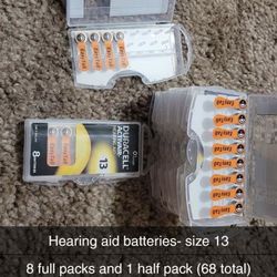 size 13 hearing Aid Batteries