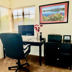 Ashley Furniture: Office Desk, Table, File Cabinet 
