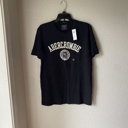 Brand New Men’s Abercrombie & Fitch brand Navy Blue Tee Shirt Up For Sale  
