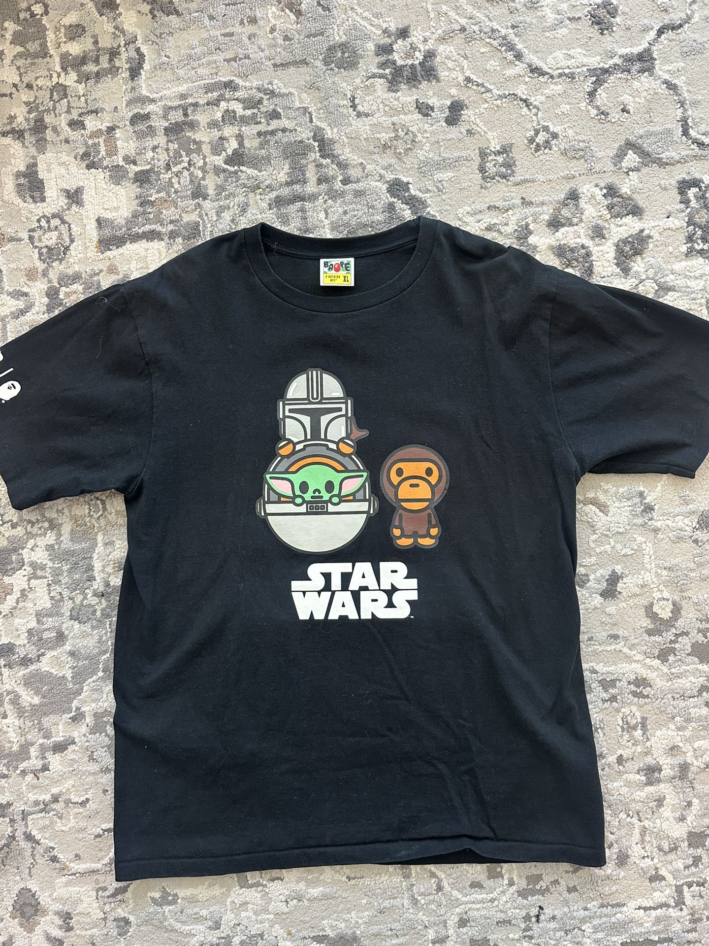 Bape Baby Milo X Star Wars Mandalorian Shirt