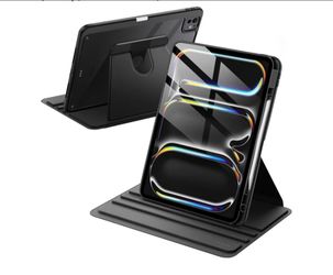 JETech 360° Rotating Case for iPad Pro 13" M5/M4 (2025/2024), Black
