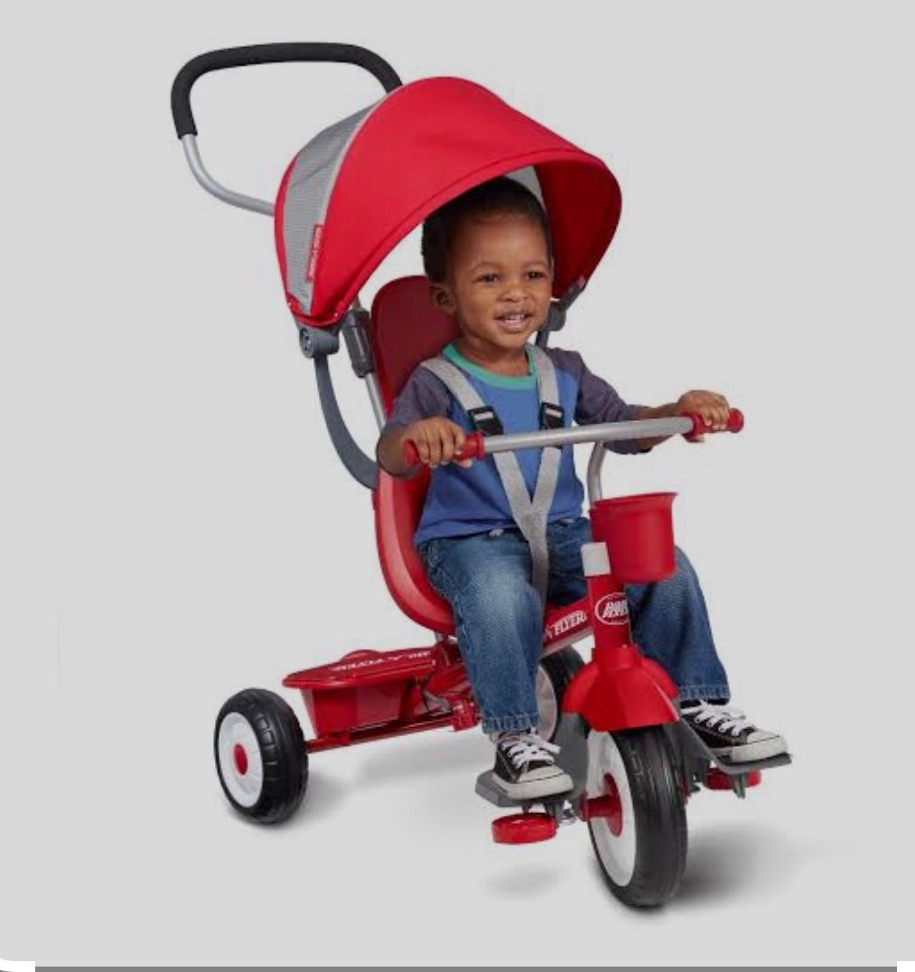 Radio Flyer 4-in-1 Stroll 'N Trike in red