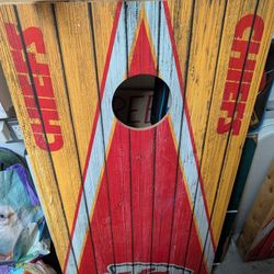 Cornhole Set Kansas City Chiefs 