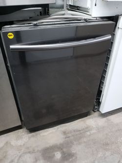Samsung black stainless steel dishwasher with stainless tub - Free delivery