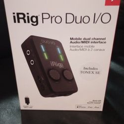 Irig Pro Duo I/O Audio and MIDI Interface