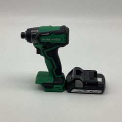 Metabo HPT 18V Brushless Cordless impact Driver w/Battery (No Charger) - WH18DDX