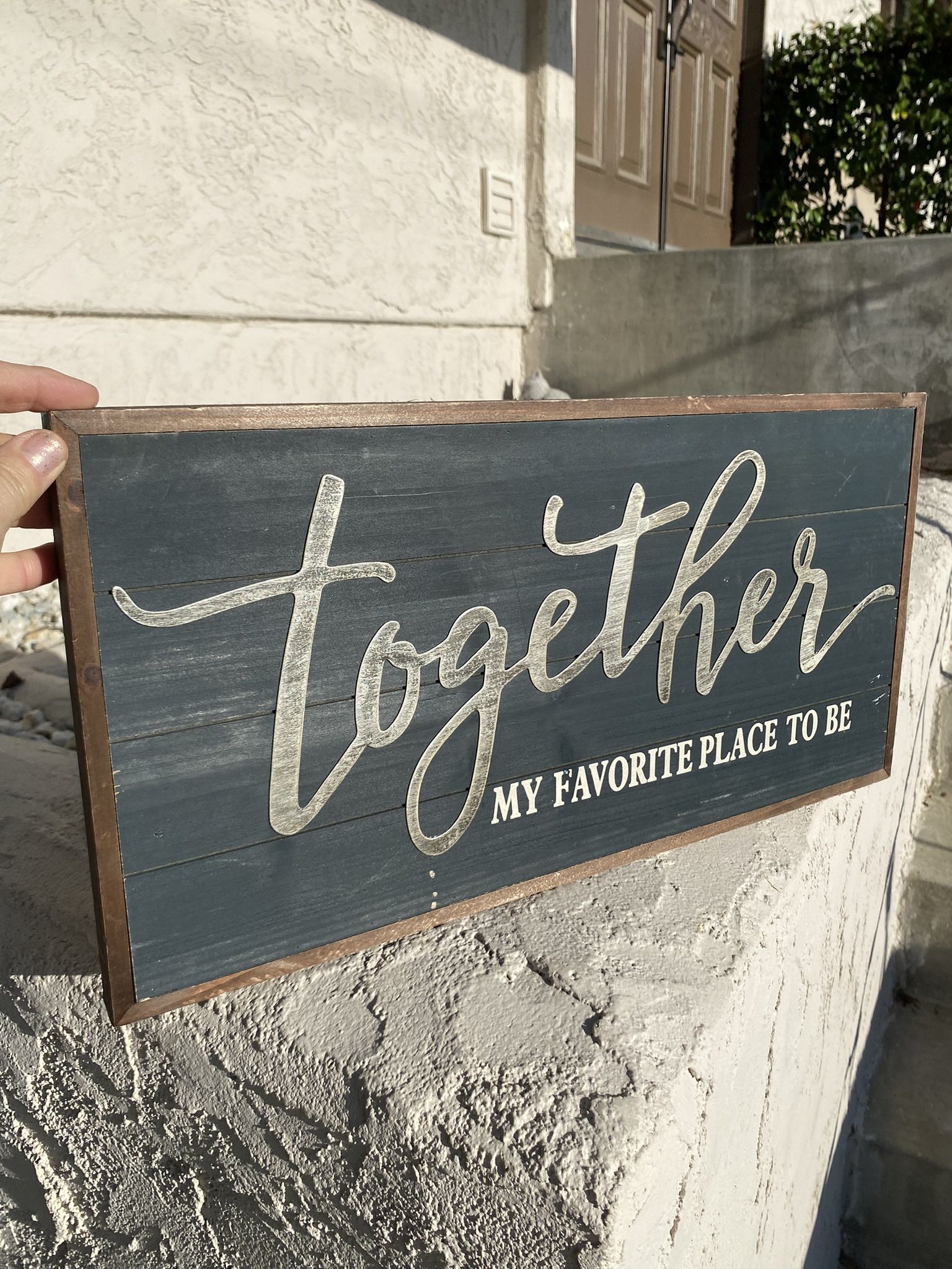 Together My Favorite Place To Be Wall Hanging