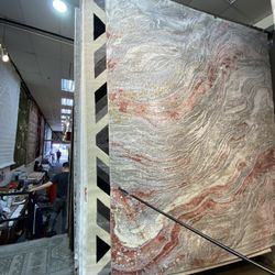 8x10 Area Rugs Carpet Rugs Abstract Design Thick Colors Beige Pink