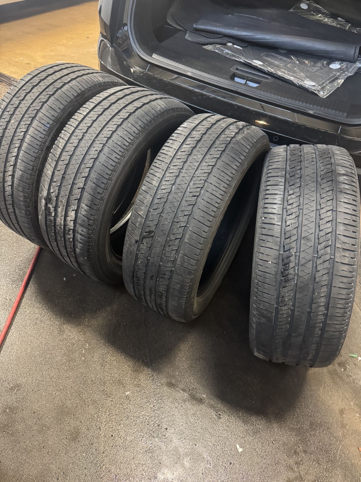 20 inch used Bridgestone tires size 265/50/R20
