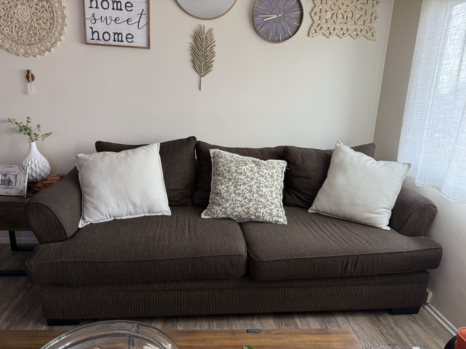 Sofa And Oversized Chair For Sale 