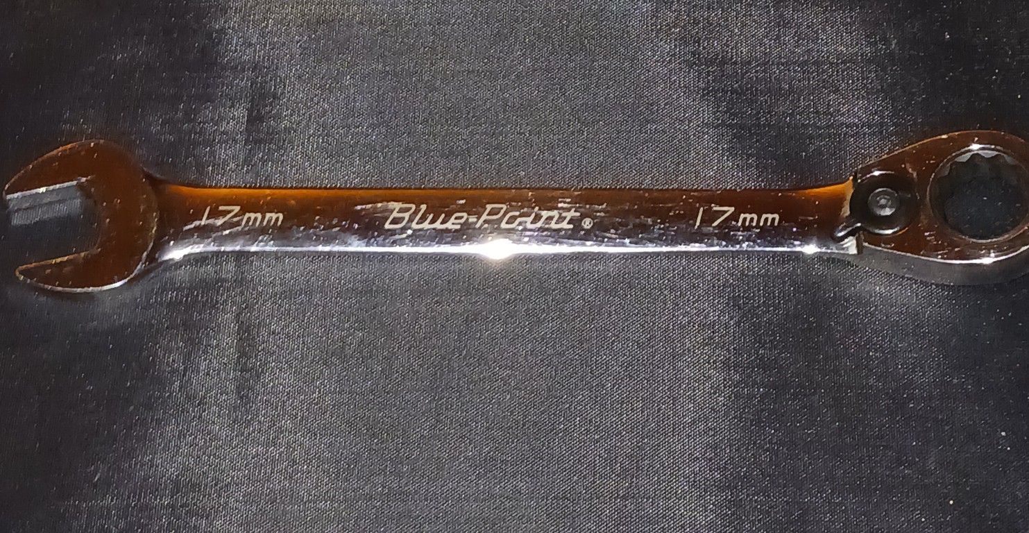 Blue Point 17mm ratcheting wrench