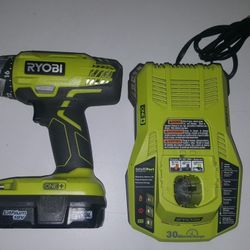 Ryobi 18volt One Plus Drill with Charger