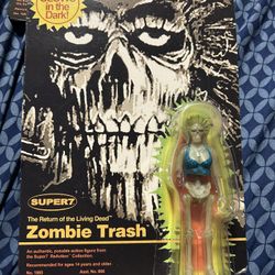 Super 7 Zombie Trash  Return Of The Living Dead Monster Glow
