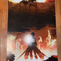 Attack On Titan Styrofoam Poster