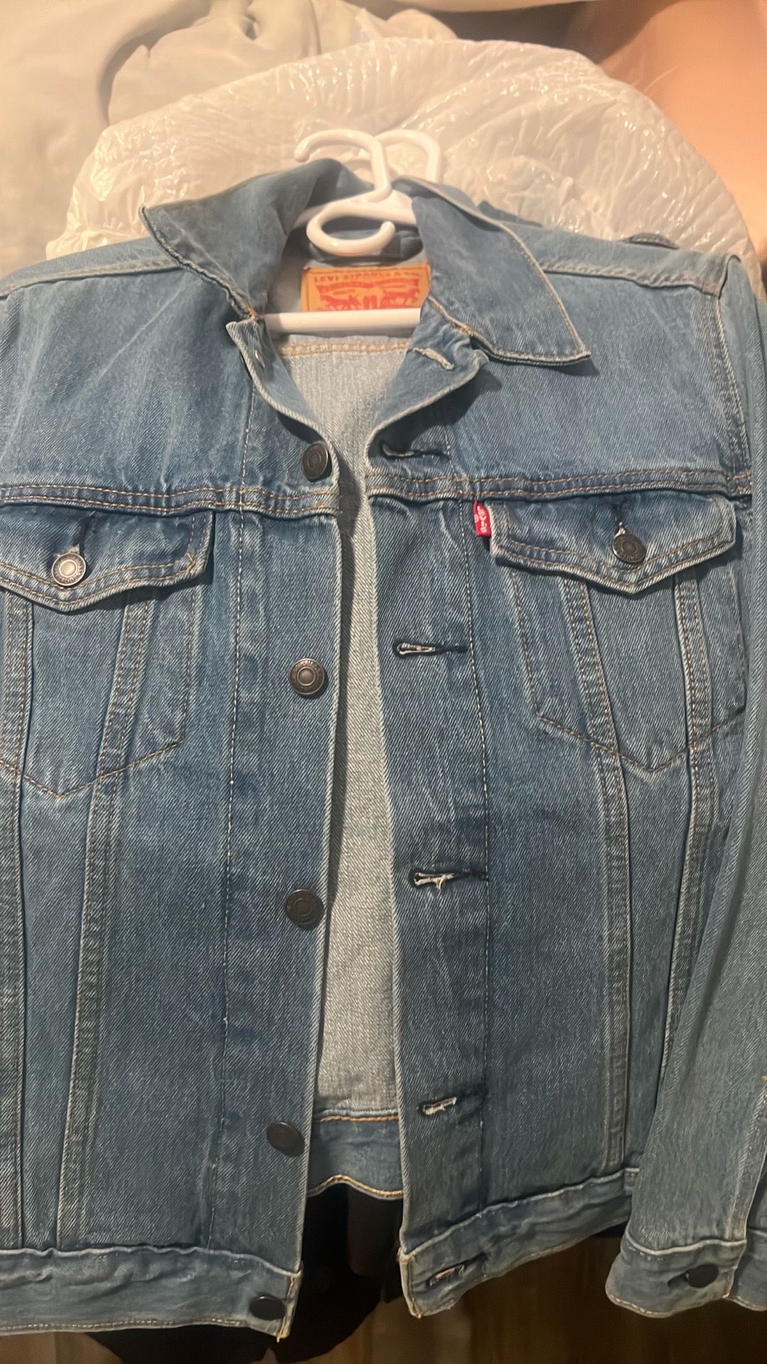 Light blue LEVI Denim jacket like new
